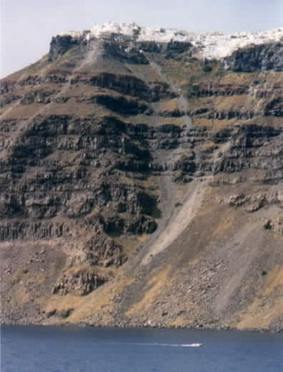 Santorini From The Water